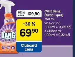 Tesco Cillit bang čistící sprej nabídka