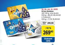Tesco Orion kolekce nabídka
