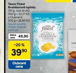 Tesco Bramborové lupínky nabídka