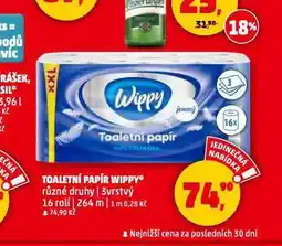 Penny Market Wippy toaletní papír nabídka