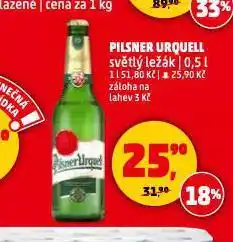 Penny Market Pivo pilsner urquell nabídka