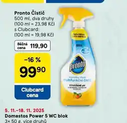 Tesco Pronto čistič nabídka