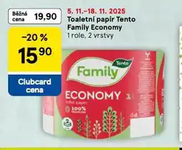 Tesco Tento toaletní papír nabídka