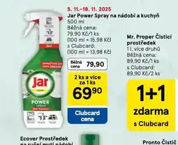 Tesco Jar power spray na nádobí a kuchyň nabídka