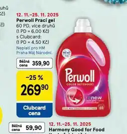 Tesco Perwoll prací gel nabídka
