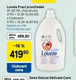 Tesco Lovela prací prostředek nabídka