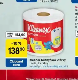 Tesco Kleenex kuchyňské utěrky nabídka