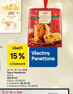Tesco Tesco panettone nabídka