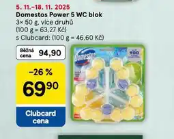 Tesco Domestos power 5 wc blok nabídka