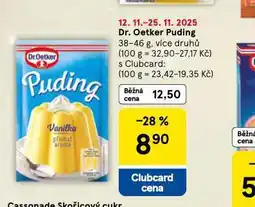Tesco Dr. oetker puding nabídka