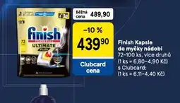 Tesco Finish kapsle do myčky nabídka