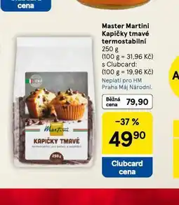 Tesco Kapičky tmavé termostabilní nabídka