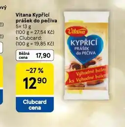 Tesco Vitana kypřící prášek do pečiva nabídka