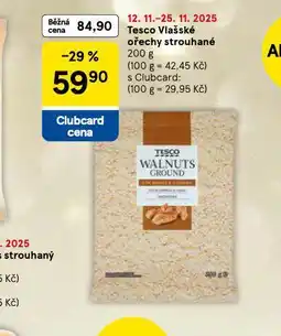 Tesco Vlašské ořechy strouhané nabídka