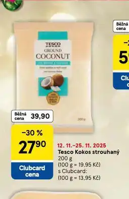 Tesco Kokos strouhaný nabídka