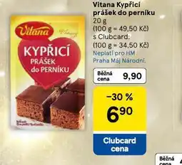Tesco Vitana kypřící prášek do perníku nabídka