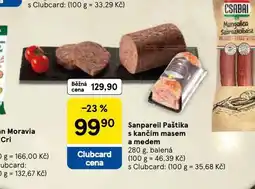 Tesco Paštika s kančím masem a medem nabídka