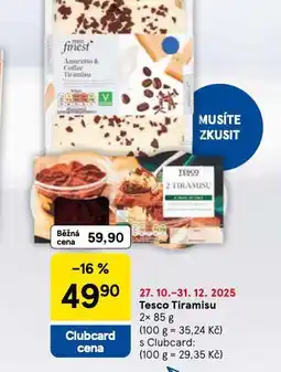 Tesco Tesco tiramisu nabídka