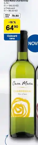 Tesco Casa maňa chardonnay nabídka