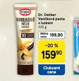 Tesco Dr. oetker vanilková pasta s luskem nabídka