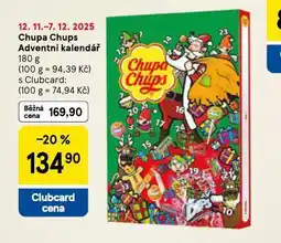 Tesco Chupa chups adventní kalendář nabídka
