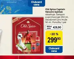 Tesco Old spice captain vánoční balíček nabídka