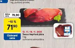 Tesco Vepřová játra nabídka