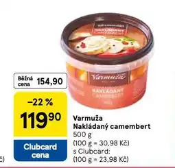 Tesco Varmuža nakládaný camembert nabídka