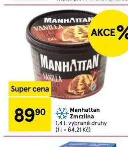 Tesco Manhattan zmrzlina nabídka