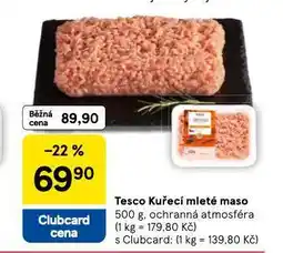 Tesco Kuřecí mleté maso nabídka