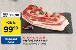 Tesco Vepřový bok s kostí nabídka