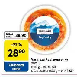 Tesco Varmuža rybí pepřenky nabídka