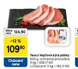 Tesco Vepřová kýta plátky nabídka