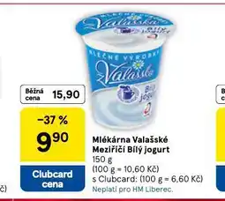 Tesco Bílý jogurt nabídka