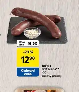 Tesco Jelítka přetáčená nabídka