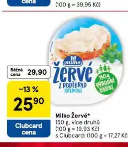 Tesco Milko žervé nabídka