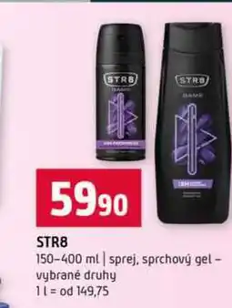 Terno STR8 150-400 ml sprej, sprchový gel vybrané druhy nabídka