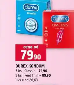Terno DUREX KONDOM 3 ks nabídka