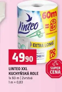 Terno LINTEO XXL KUCHYŇSKÁ ROLE 1x 60 m 2vrstvá nabídka