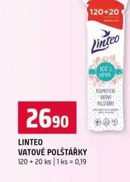 Terno LINTEO VATOVÉ POLŠTÁŘKY 120 +20 ks nabídka