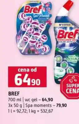 Terno BREF 700 ml wc gel 3x 50 g nabídka