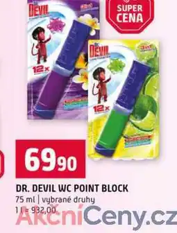 Terno DR. DEVIL WC POINT BLOCK 75 ml vybrané druhy nabídka