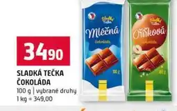 Terno SLADKÁ TEČKA ČOKOLÁDA 100 g vybrané druhy nabídka