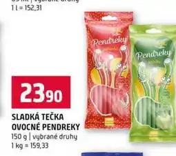 Terno SLADKÁ TEČKA OVOCNÉ PENDREKY 150 g vybrané druhy nabídka