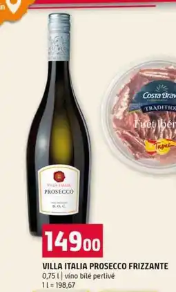 Terno VILLA ITALIA PROSECCO FRIZZANTE 0,75l víno bílé perlivé nabídka