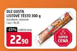 Terno DLE GUSTA LISTOVÉ TĚSTO 300 g rozválené, rolované nabídka