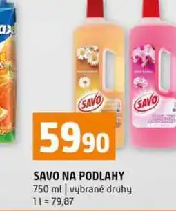 Terno SAVO NA PODLAHY 750 ml vybrané druhy nabídka