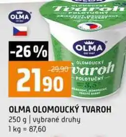 Terno OLMA OLOMOUCKÝ TVAROH 250 g vybrané druhy nabídka