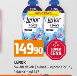 Terno LENOR 94-118 dávek aviváž vybrané druhy nabídka