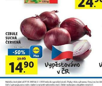 Lidl Cibule suchá červená nabídka